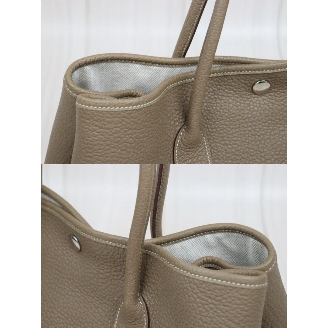 Good ( Rank AB)｜ HERMES Garden Party PM Negonda Etope Handbag □O Stamp Made in 2011 Year ｜W25121602