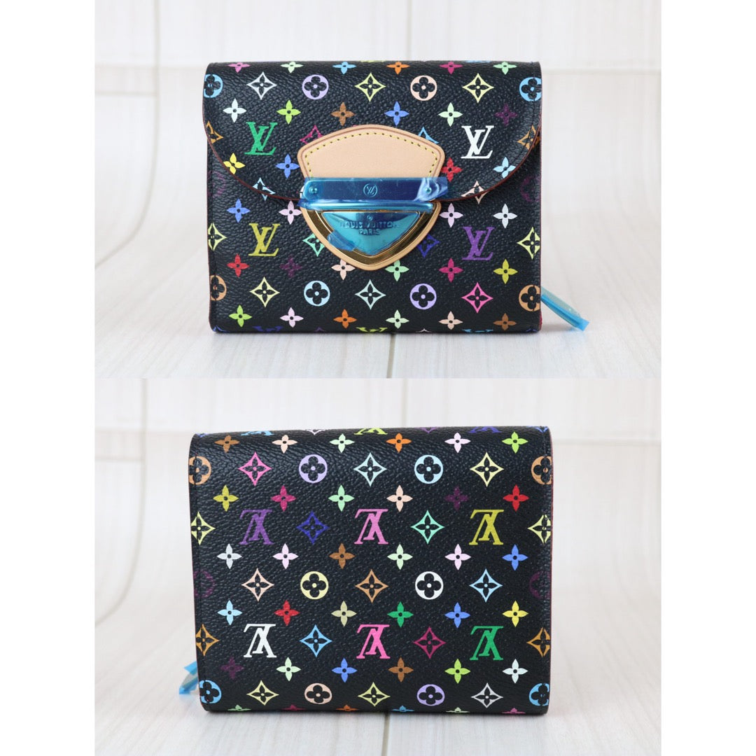 Include Entrupy Certificate of Authenticity｜Excellent（Rank SA）｜Full Set  Louis Vuitton Monogram  Multicolor Portefeuille Joy Wallet ｜X26041107