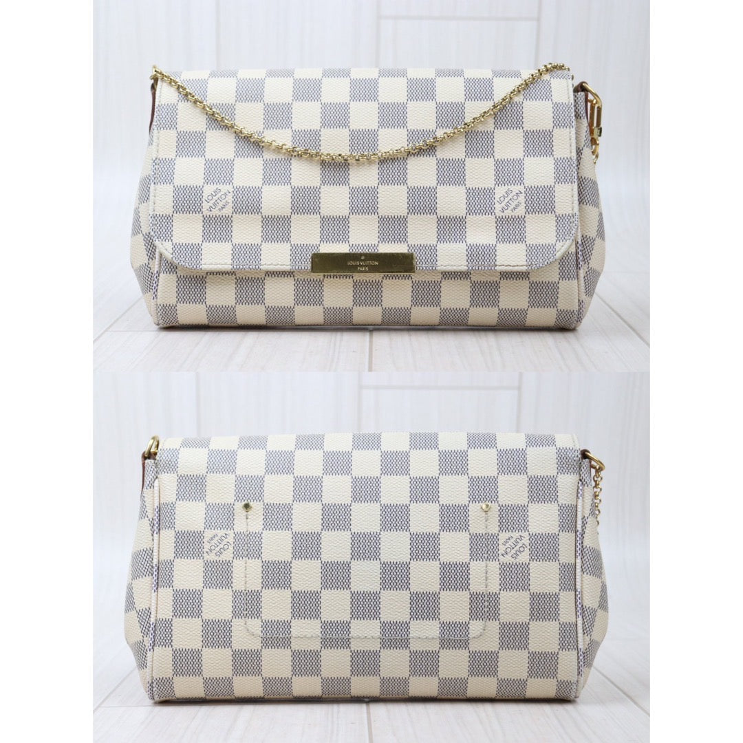 Rank AB ｜ Louis Vuitton Damier Azur Favorite MM Shoulder Bag｜24050805