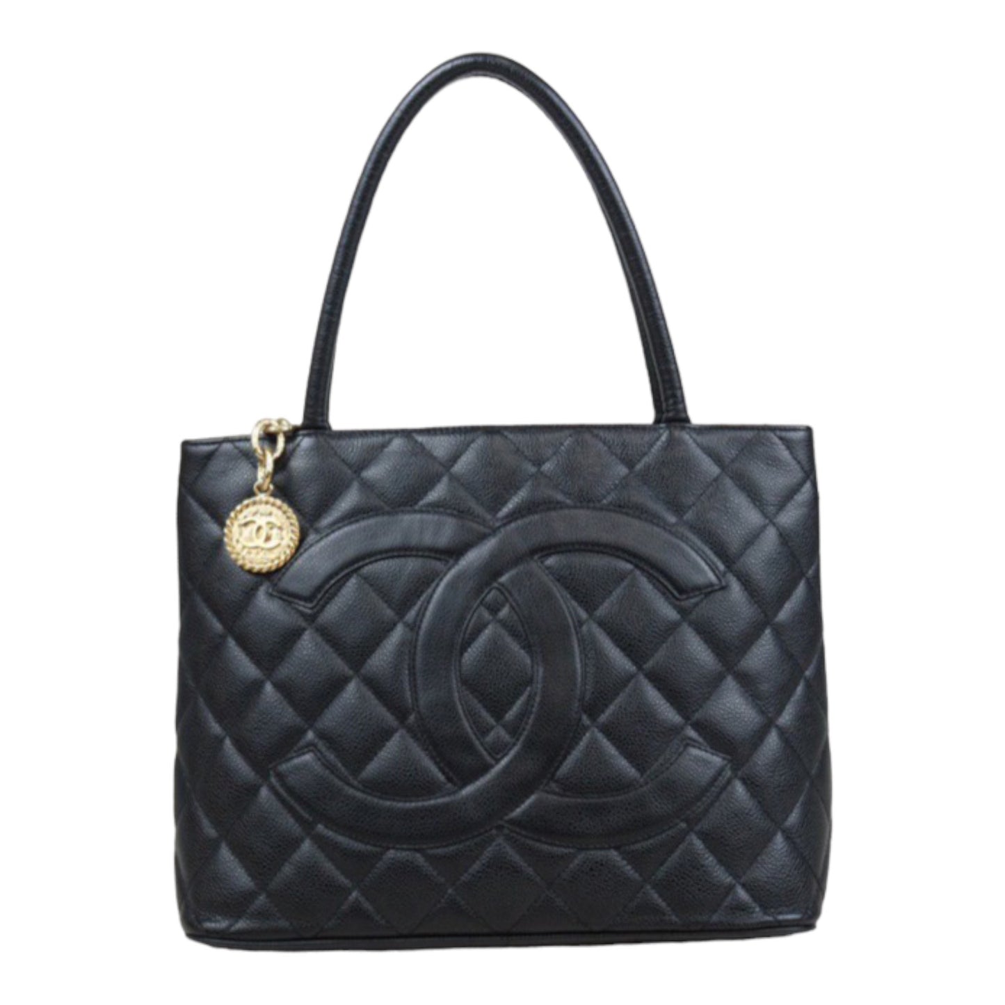 Rank AB｜ CHANEL Caviar Skin Leather Calf Leather Tote Bag Made In 2006～2008Year｜24010821