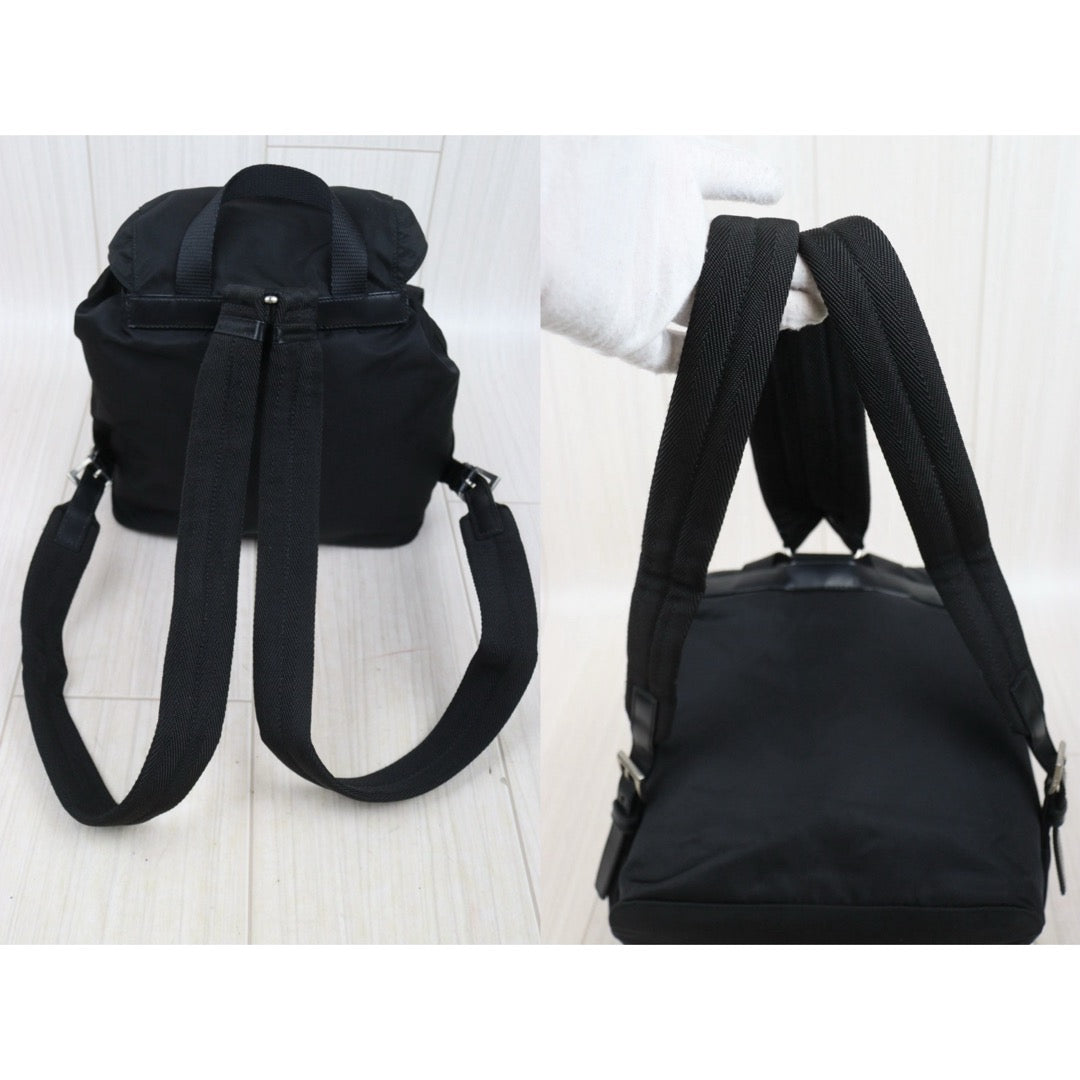 Good ( Rank AB)｜Prada Nylon Backpack Small  Black｜25071710