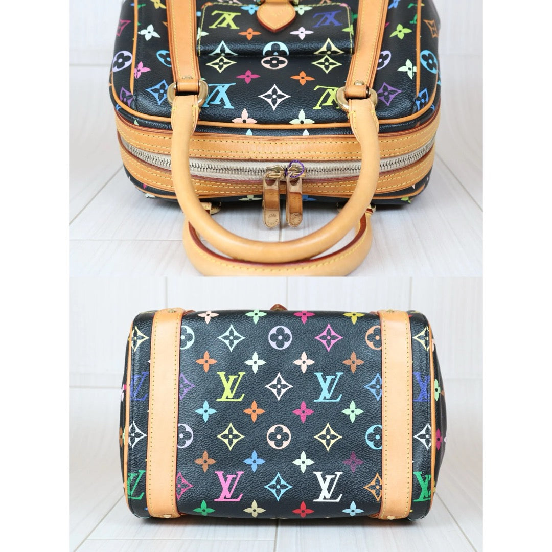 Rank AB｜  LV Monogram  Multicolor Bowling Bag Hand Bag ｜S24101004