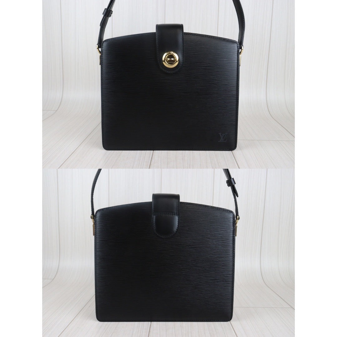 Rank A｜ LV Epi Shoulder Bag Black｜23082605