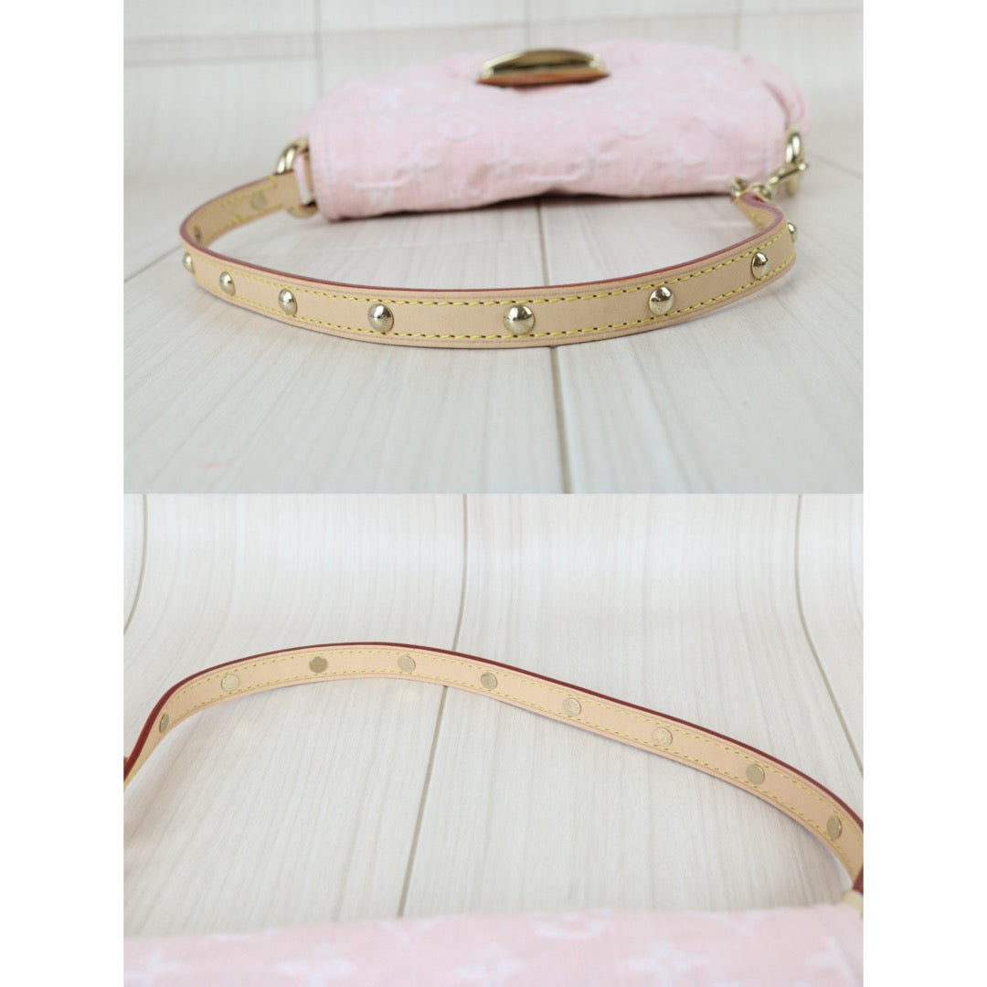 Include Entrupy Certificate of Authenticity｜Excellent（Rank SA）｜Louis Vuitton Monogram  Sunset Denim ShoulderBag  IC Chips Model｜X26090304