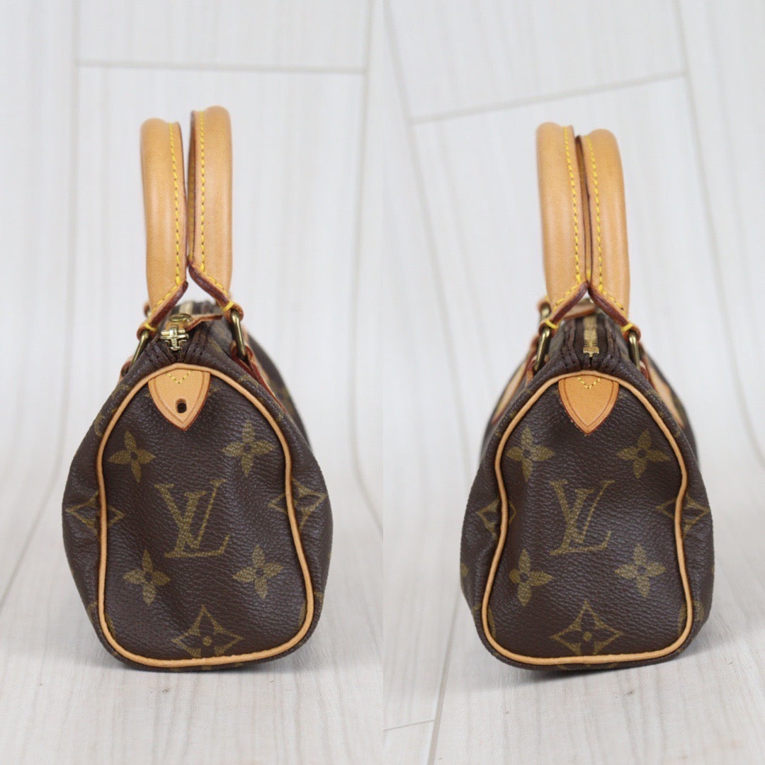 Rank A ｜ LV Monogram Mini Speedy Hand Bag Shoulder Bag｜23102801 – BRAND GET