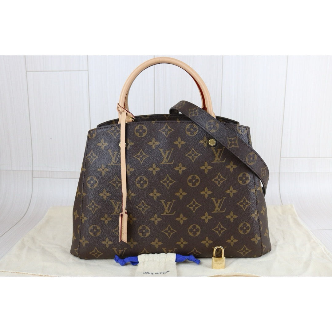 Include Entrupy Certificate of Authenticity｜Excellent（Rank SA）｜LV Monogram Montaigne MM Hand Bag Shoulder Bag｜S26080501