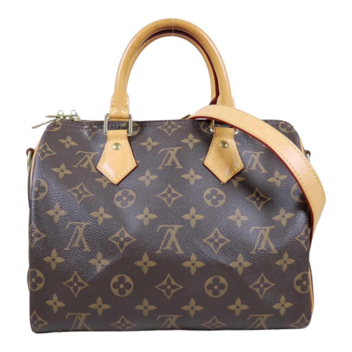 Rank AB｜ LV Monogram Speedy 25 Hand Bag With Shoulder Strap｜S24030416
