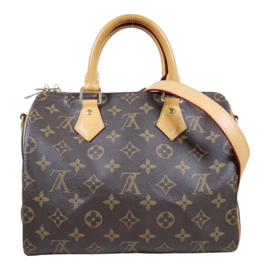 Rank AB｜ LV Monogram Speedy 25 Hand Bag With Shoulder Strap｜S24030416