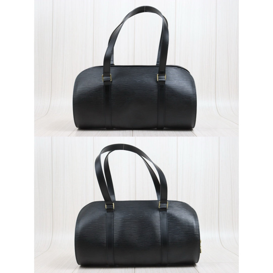 Include Entrupy Certificate of Authenticity｜Very Good ( Rank A)｜ Louis Vuitton Epi Soufflot Handbag Black｜26042814