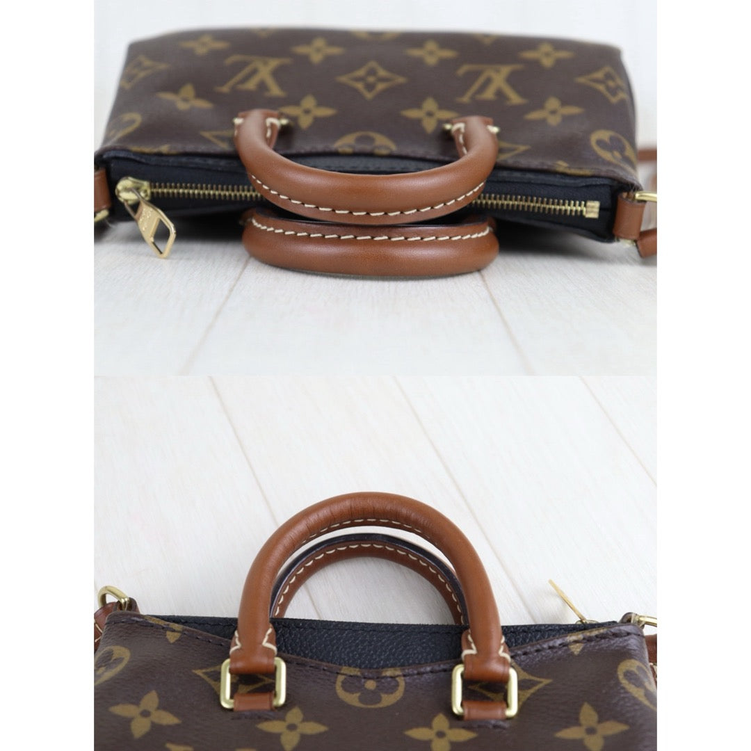 Very Good ( Rank A) ｜LV Monogram Pallas Nano Handbag With Shoulder Bag Brown｜S25100903