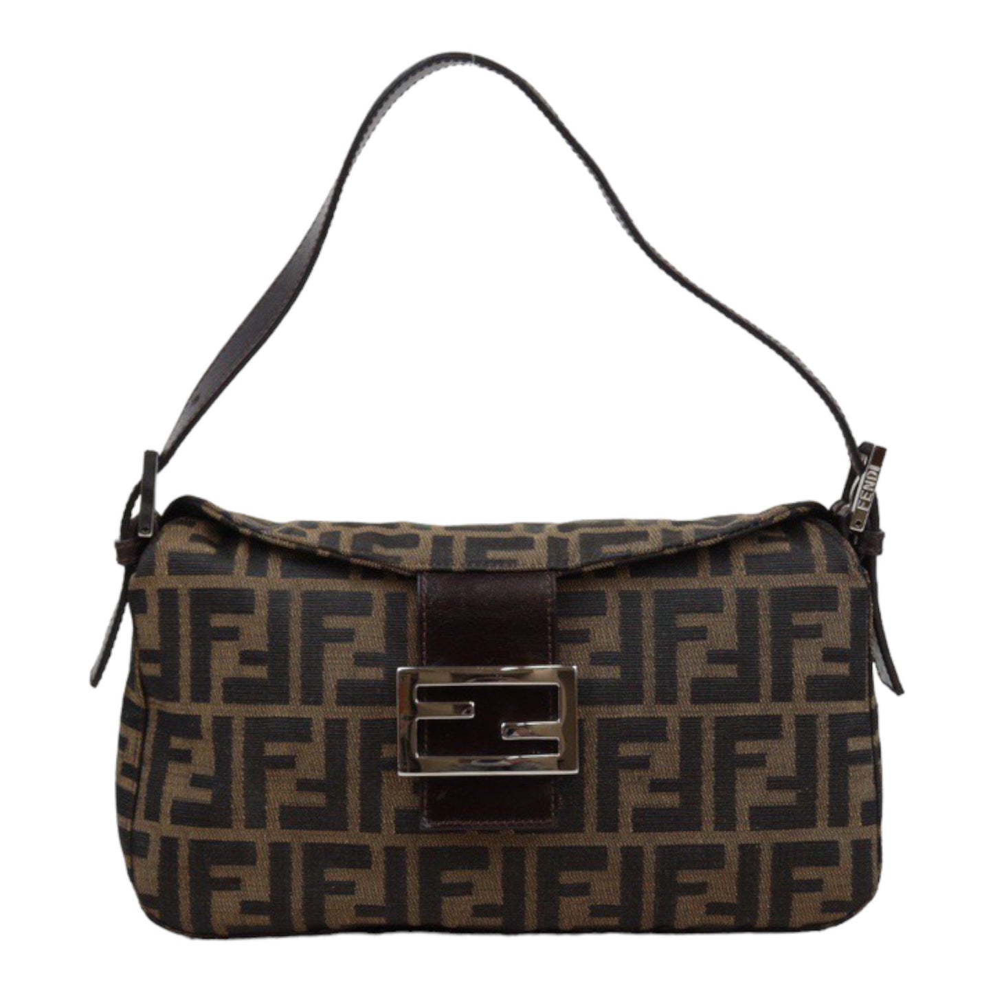 Rank A｜ FENDI Zucca Mamma  Shoulder Bag ｜24020119