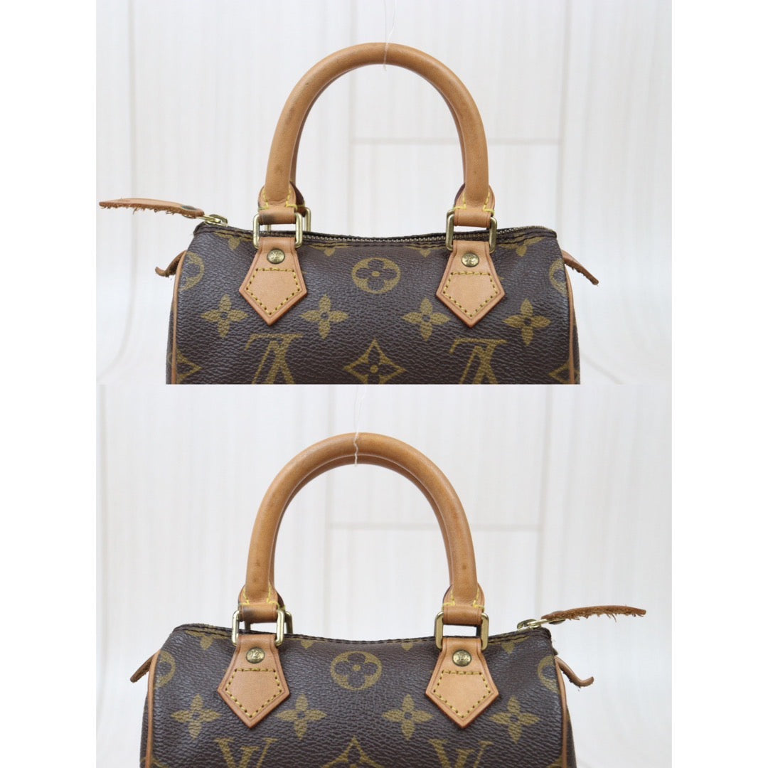 Rank AB ｜ LV Monogram Mini Speedy Handbag Wirh Shoulderstrap｜24061320