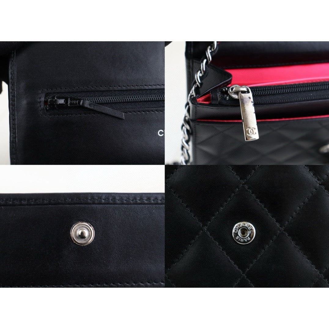 Very Good ( Rank A) ｜ CHANEL Cambon Line Chain Shoulder Bag Black  Made In 2013-2014 Year｜S24121011