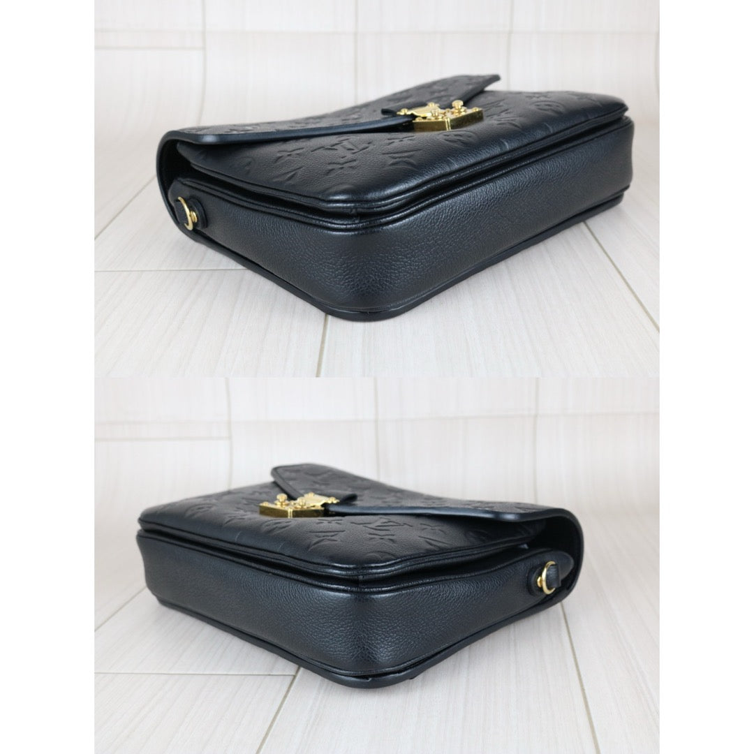 Very Good ( Rank A)｜LV Monogram Pichette Metis ShoulderBag Black｜S25101606