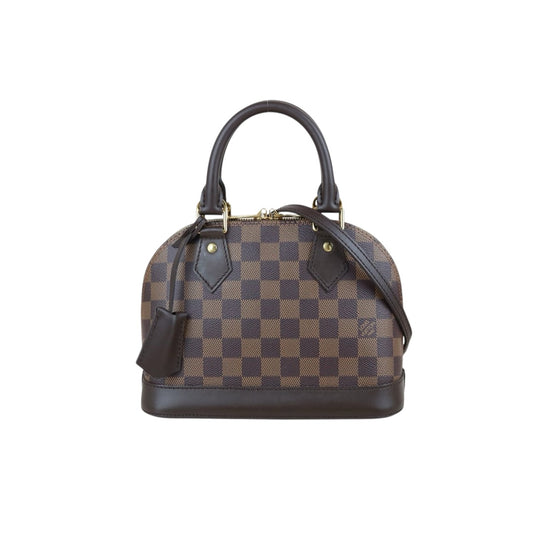 Include Entrupy Certificate of Authenticity｜Good ( Rank AB)｜Louis Vuitton Damier Alma BB HandBag Shoulder Bag IC Chips Model｜X26100704