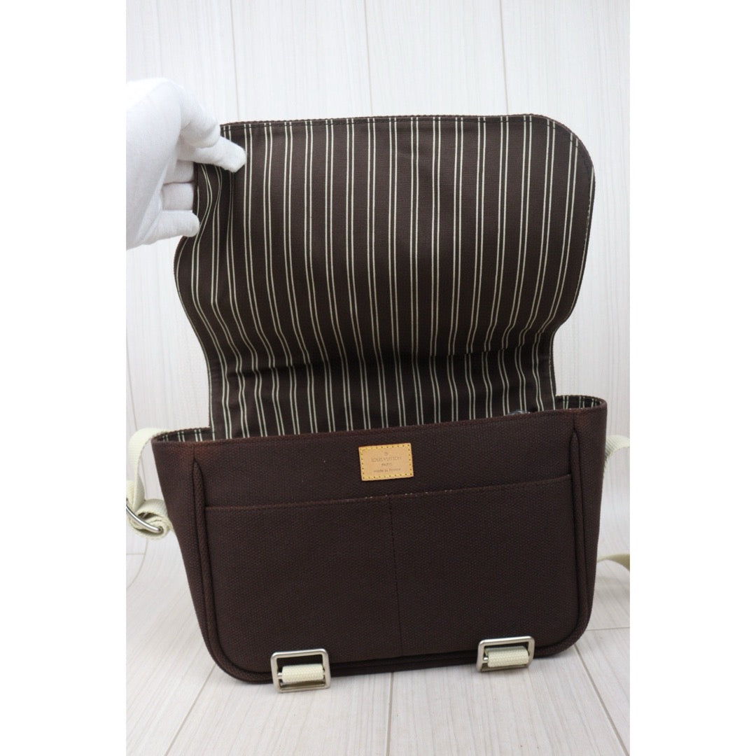 Very Good ( Rank A)｜LV Canvas ShoulderBag Brown｜Q24110713