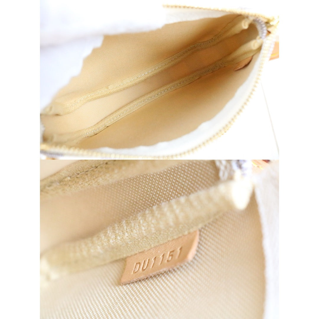 Excellent（Rank SA）｜ LV Mini Pochette Accessoir White｜X25091405