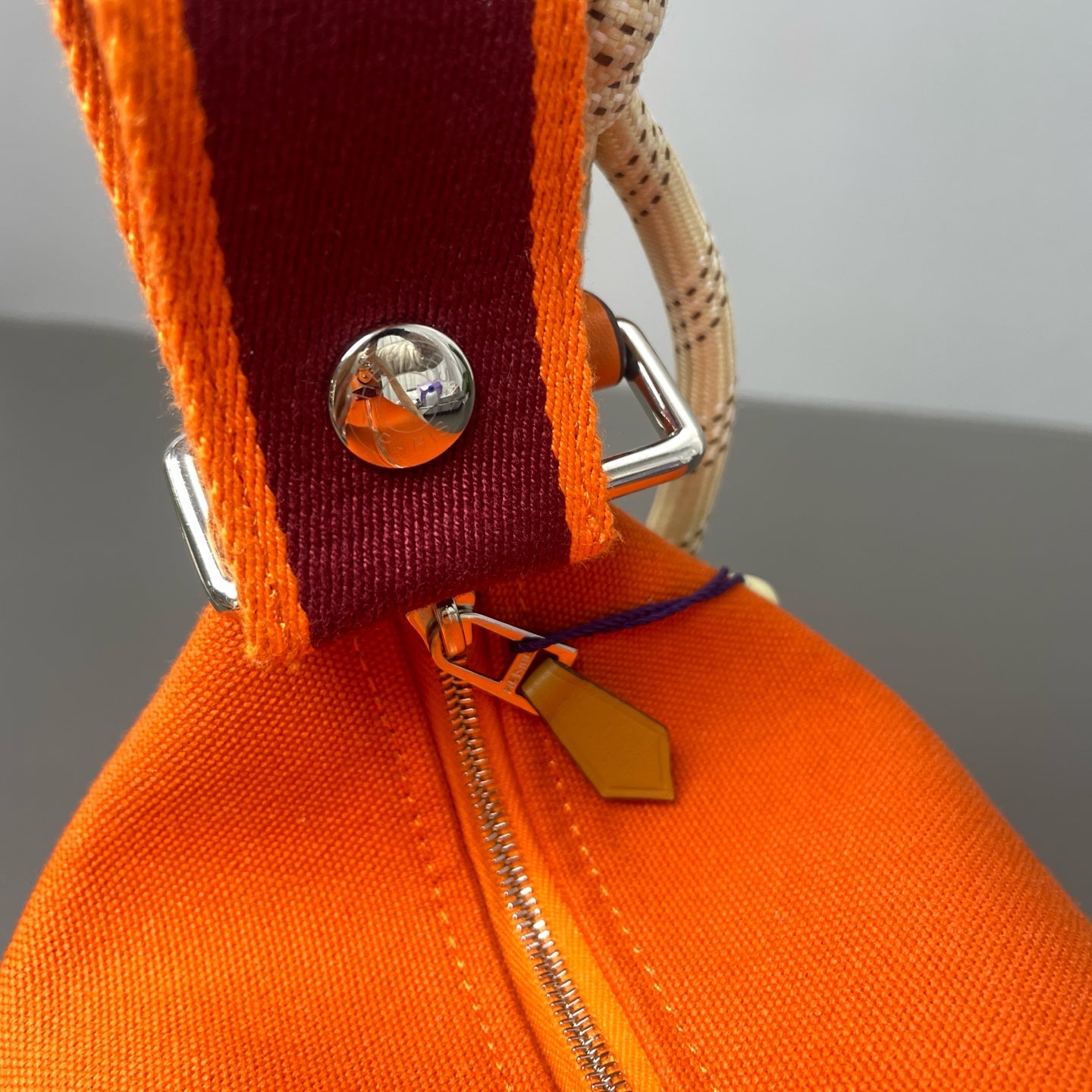 Very Good ( Rank A) ｜ HERMES Bride-A-Brac Canvas  Handbag