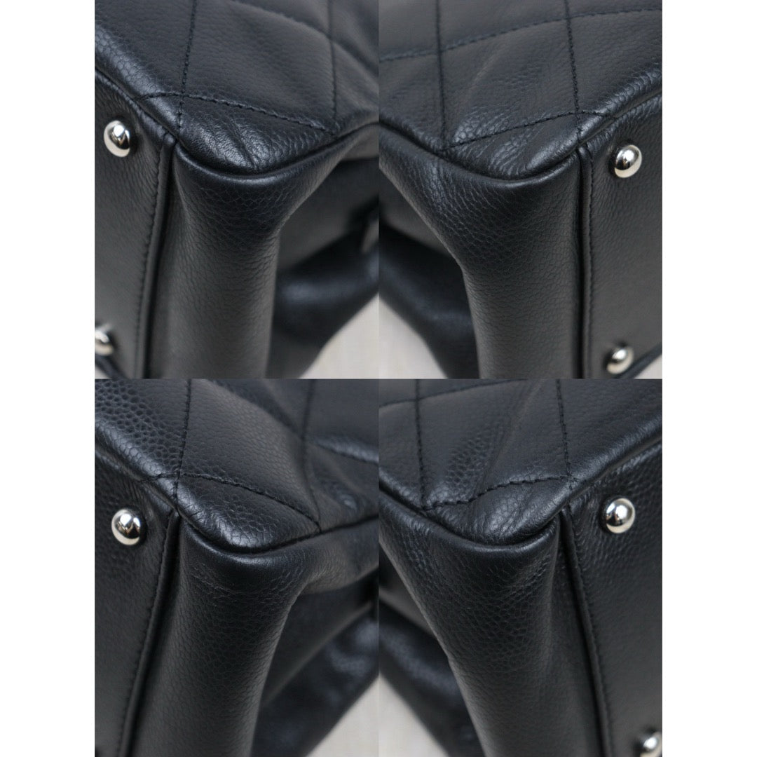 Very Good ( Rank A)｜ CHANEL Matrasse Chain Tote Bag Caviar Skin Black  Made In 2012-2013 Year｜S25071001