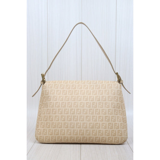 Include Entrupy Certificate of Authenticity｜Good ( Rank AB)｜ FENDI Zucca Mamma PVC Baguette Shoulder Bag Pink｜26012207