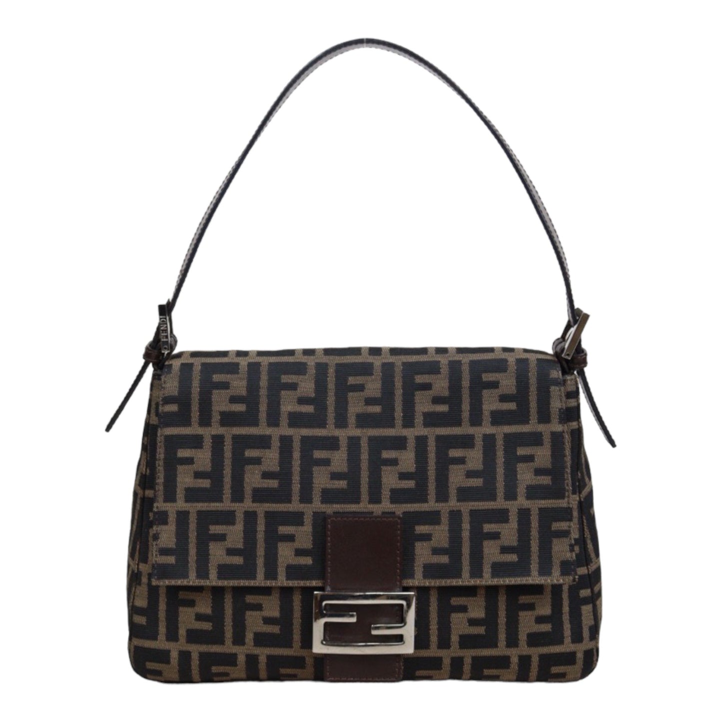 Rank AB｜ FENDI Zucca Mamma Baguette Shoulder Bag ｜23113002