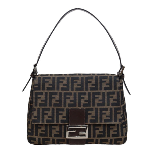 Rank AB｜ FENDI Zucca Mamma Baguette Shoulder Bag ｜23113002