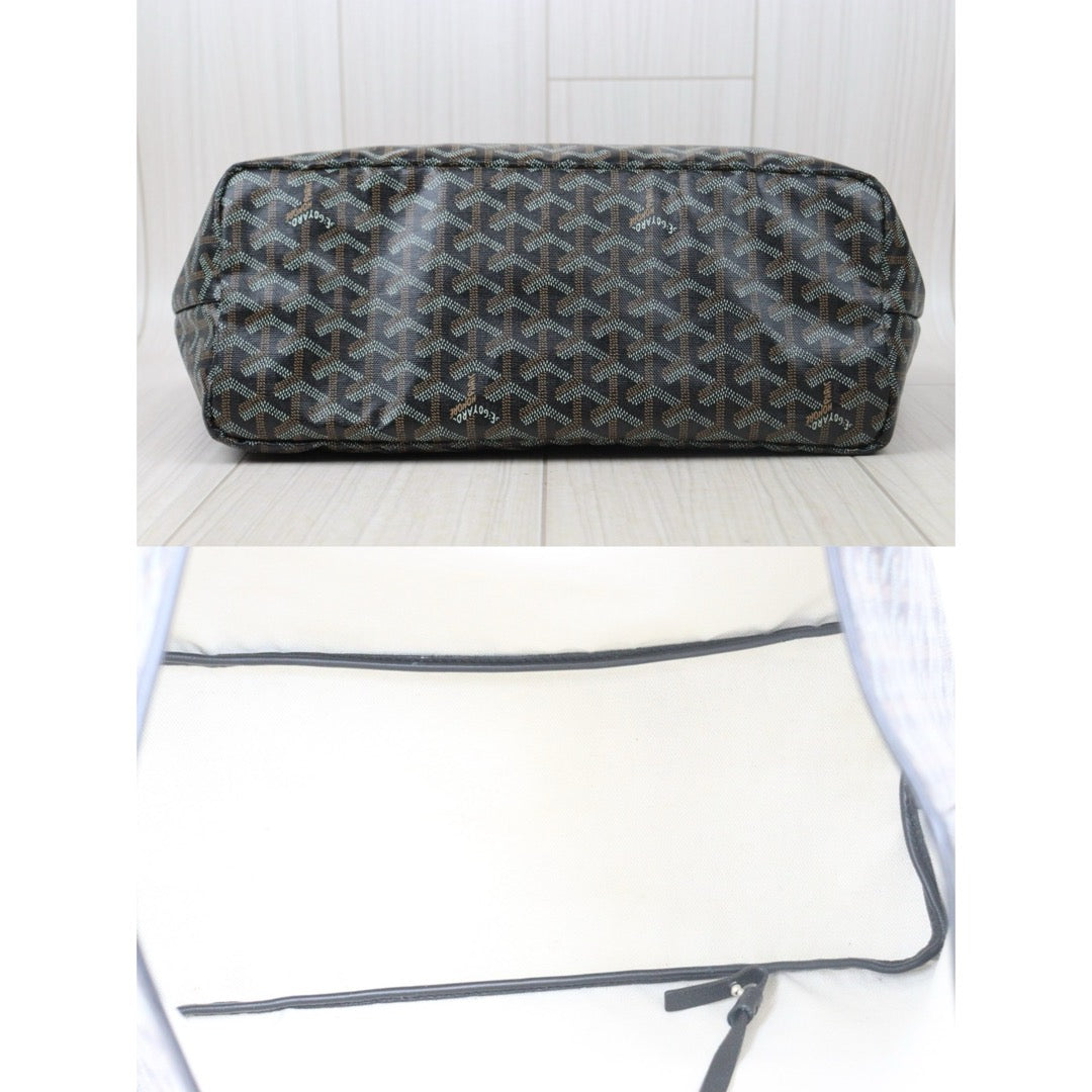 Very Good ( Rank A) ｜ Goyard Saint-Louis PM Tote Bag Black｜S24092814