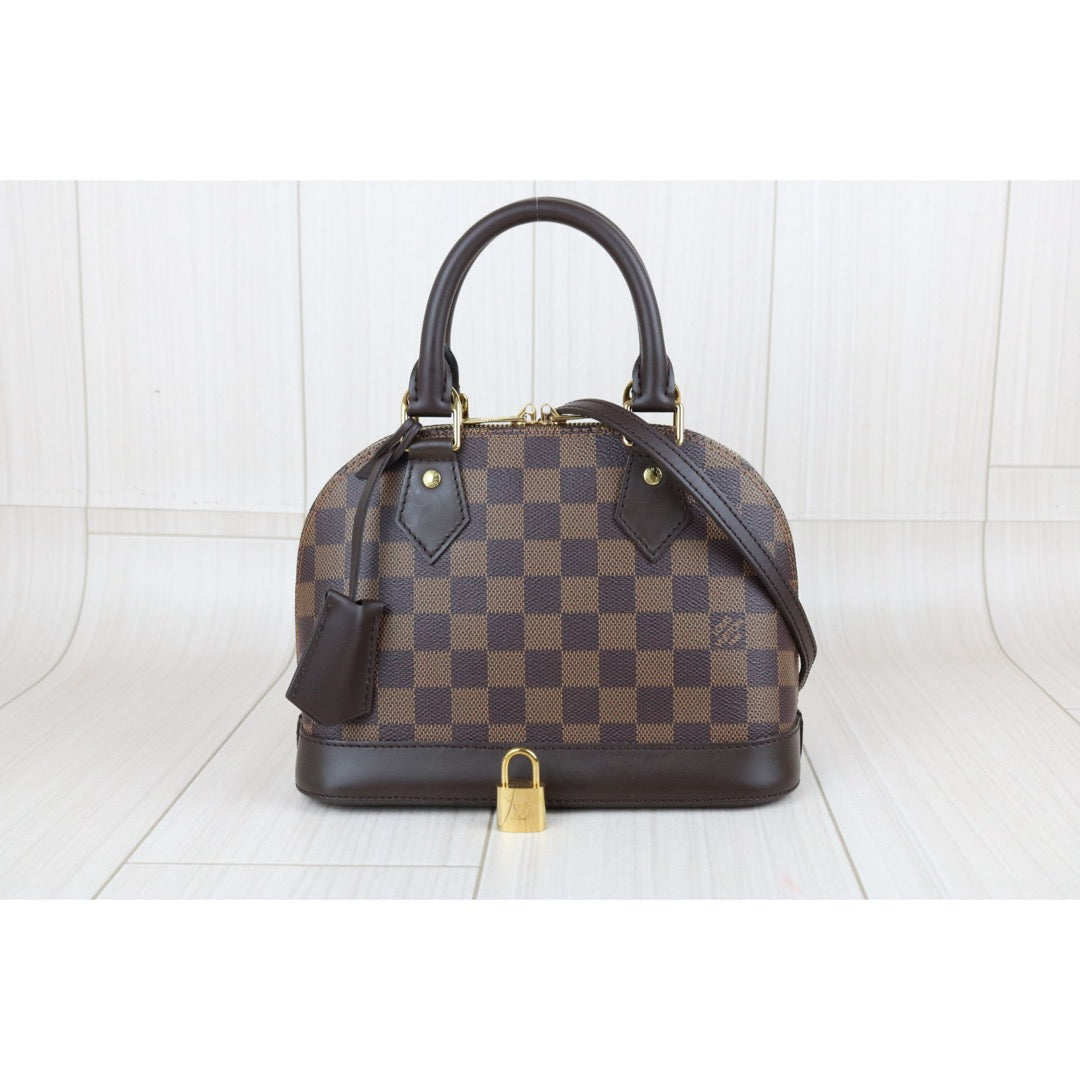 Include Entrupy Certificate of Authenticity｜Good ( Rank AB)｜Louis Vuitton Damier Alma BB HandBag Shoulder Bag IC Chips Model｜X26100704
