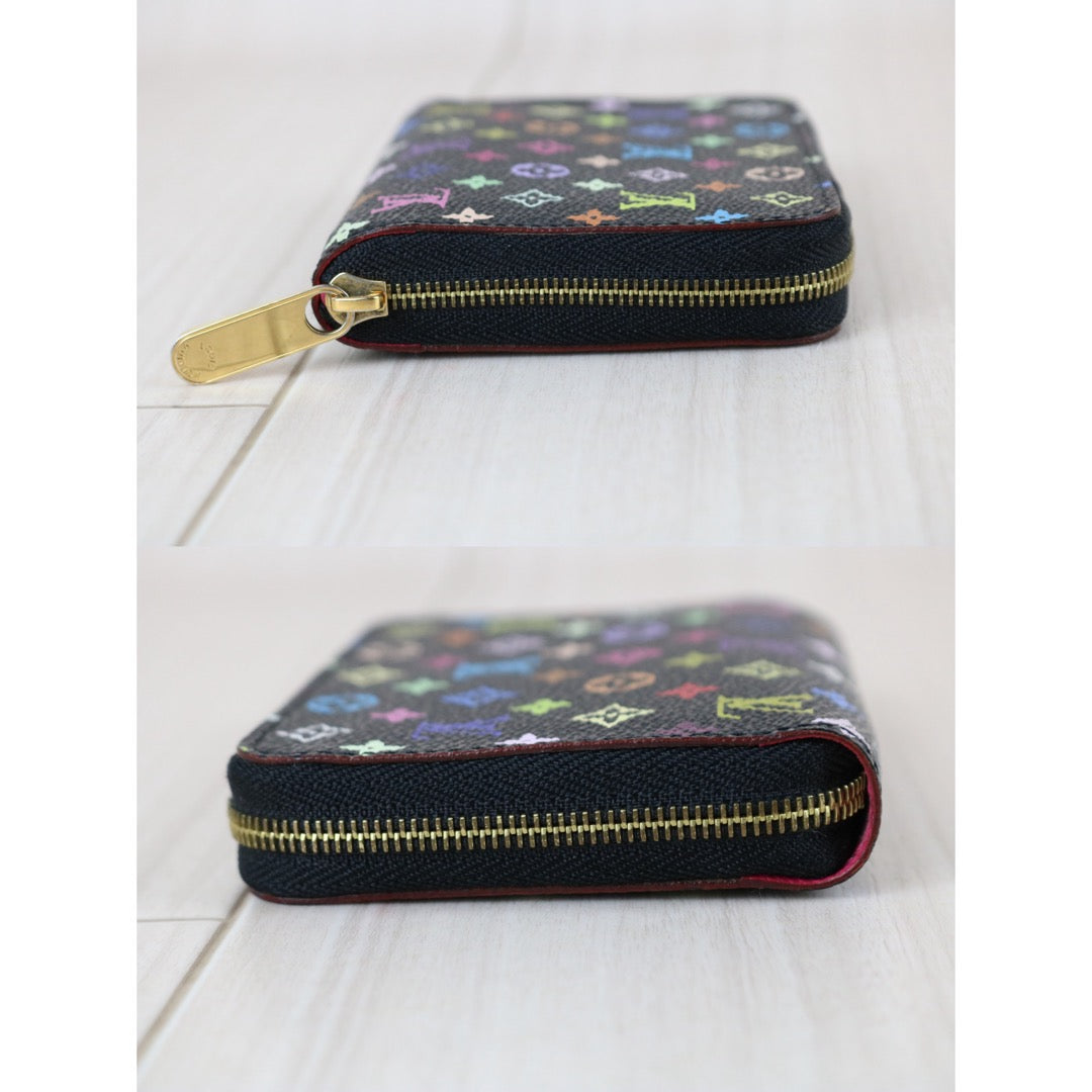Include Entrupy Certificate of Authenticity｜Good ( Rank AB)｜ Louis Vuitton Monogram Multicolor Zippy Coin Wallet ｜X26100717
