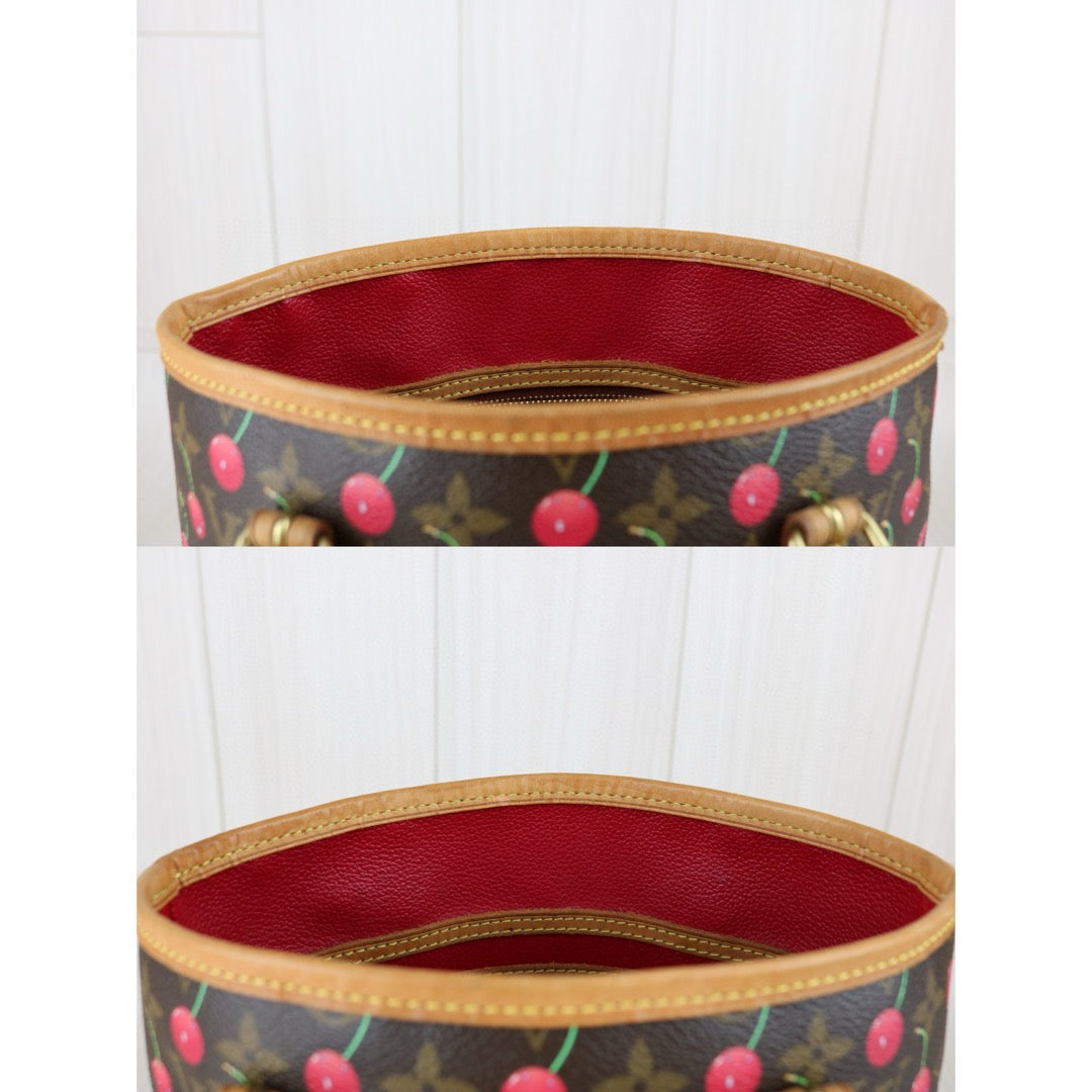Good ( Rank AB)｜ LV Takashi Murakam Cherry Monogram Petit Bucket PM Tote Bag｜J25010901