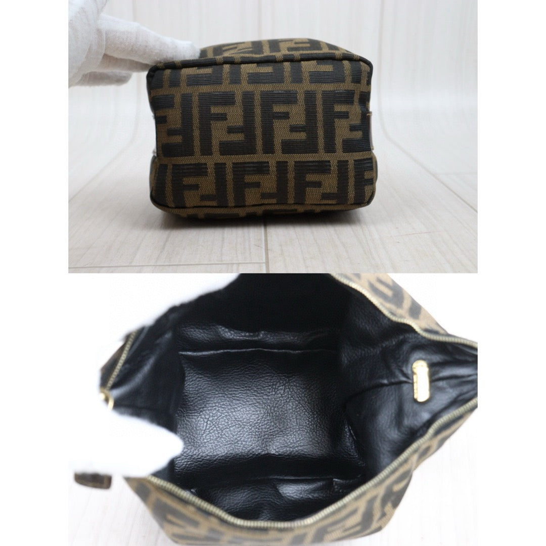 Good ( Rank AB)｜ FENDI PM Zucca Handbag ｜25052209