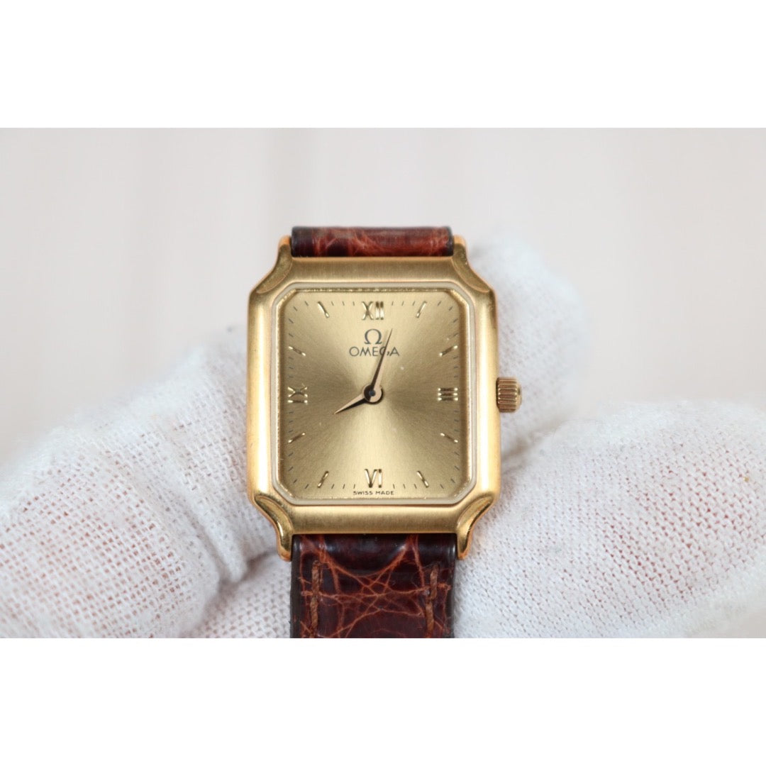 Good ( Rank AB)｜OMEGA De Ville 18k Gold Plated Quartz Watch ｜S24051503