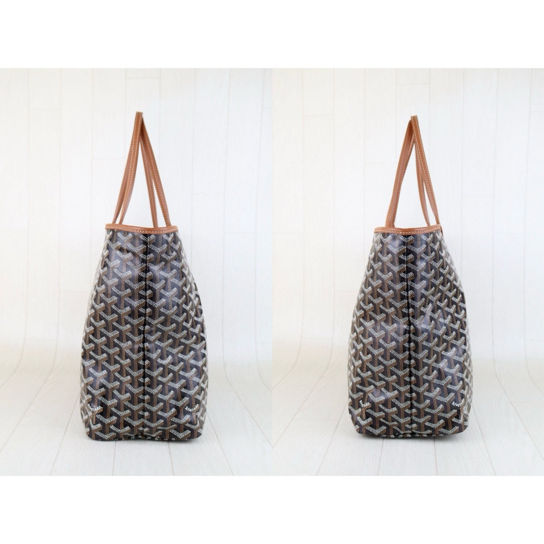 Very Good ( Rank A)｜ Goyard Saint-Louis PM Tote Bag Brown｜H25011102