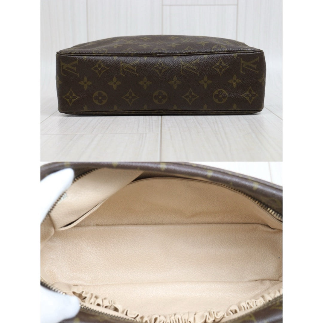 Include Entrupy Certificate of Authenticity｜Good ( Rank AB)｜ Louis Vuitton Truth Toilet 28 Monogram Makeup Pouch｜26060402