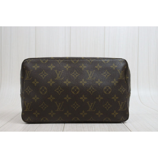 Include Entrupy Certificate of Authenticity｜Good ( Rank AB)｜ Louis Vuitton Truth Toilet 28 Monogram Makeup Pouch｜26073007
