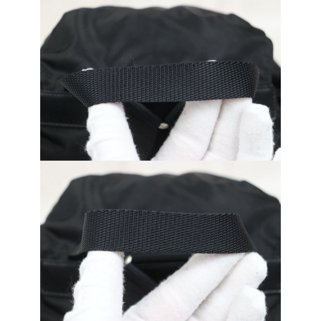 Include Entrupy Certificate of Authenticity｜Good ( Rank AB)｜Prada Nylon Backpack Small  Black｜26042105