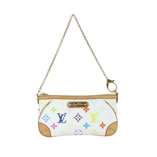 Good ( Rank AB)｜ LV Takashi Murakam Multi Monogram Pochette Mira MM Accessory Pouch｜X24121304