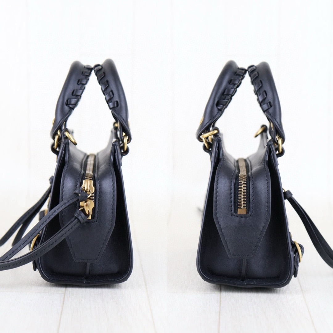 Very Good ( Rank A)｜Balenciaga Neo Classic Mini Shoulder Bag Black｜H25011316