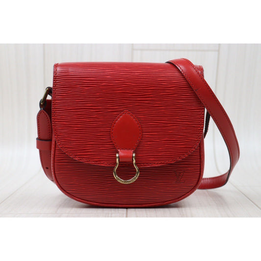 Rank A ｜LV Epi Saint-Cloud PM Shoulder Bag ｜24061101