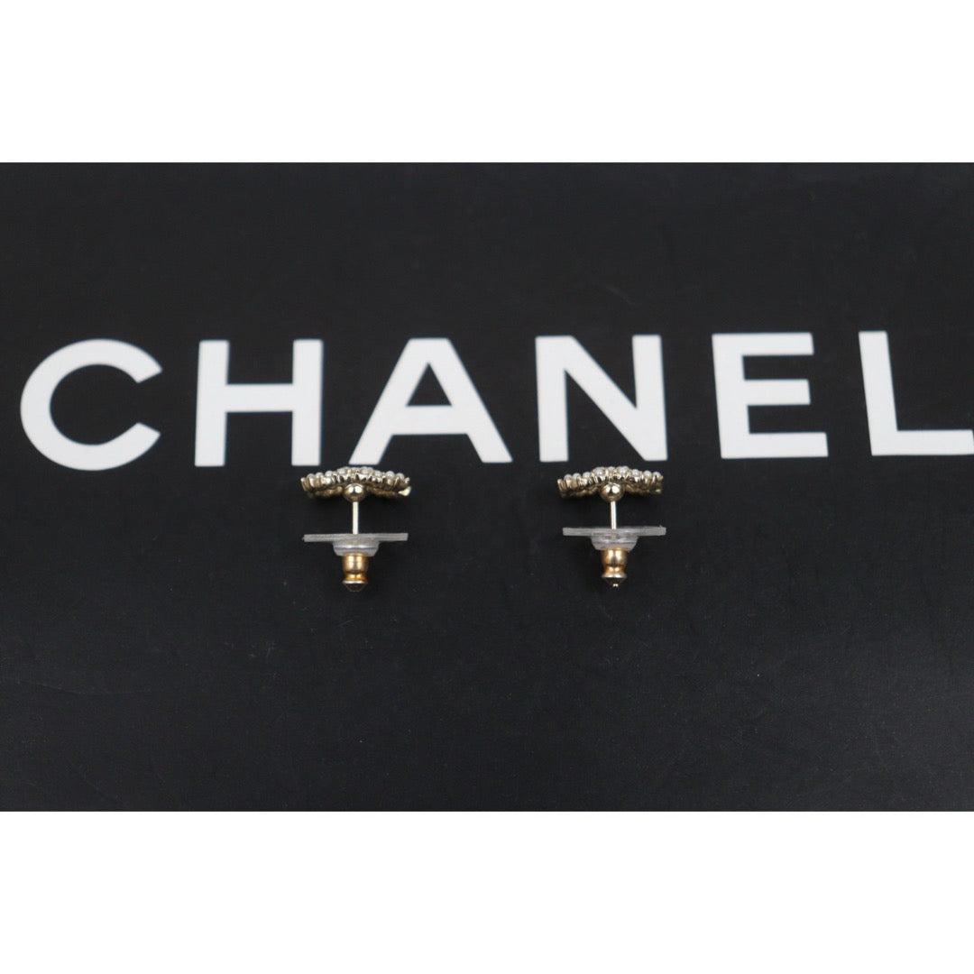 Very Good ( Rank A) ｜ CHANEL C20K Coco Mark  Pearl Golden  Earrings Made In 2020Year｜26020609