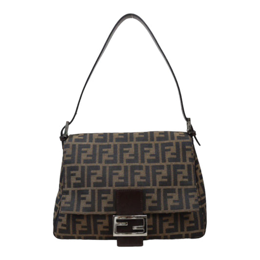 Rank A｜ FENDI Zucca Mamma Baguette Shoulder Bag ｜24042601