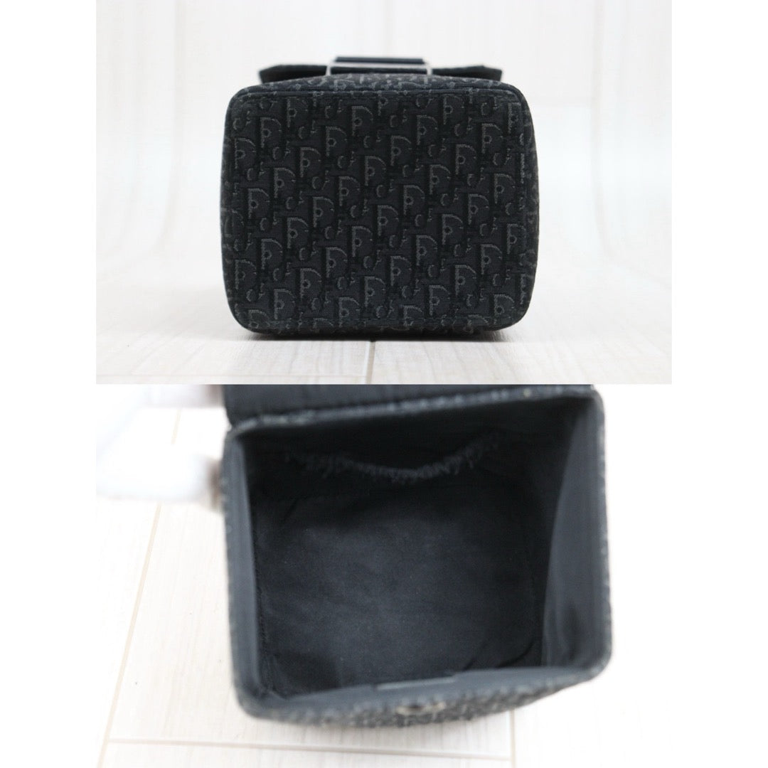 Include Entrupy Certificate of Authenticity｜Good ( Rank AB)｜ Dior Trotter Black Hand Bag ｜26061602