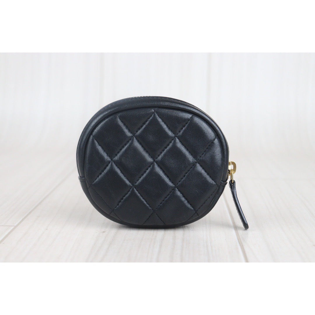 Rank A ｜ CHANEL Matrasse Lambskin Coin Holder｜V23082616