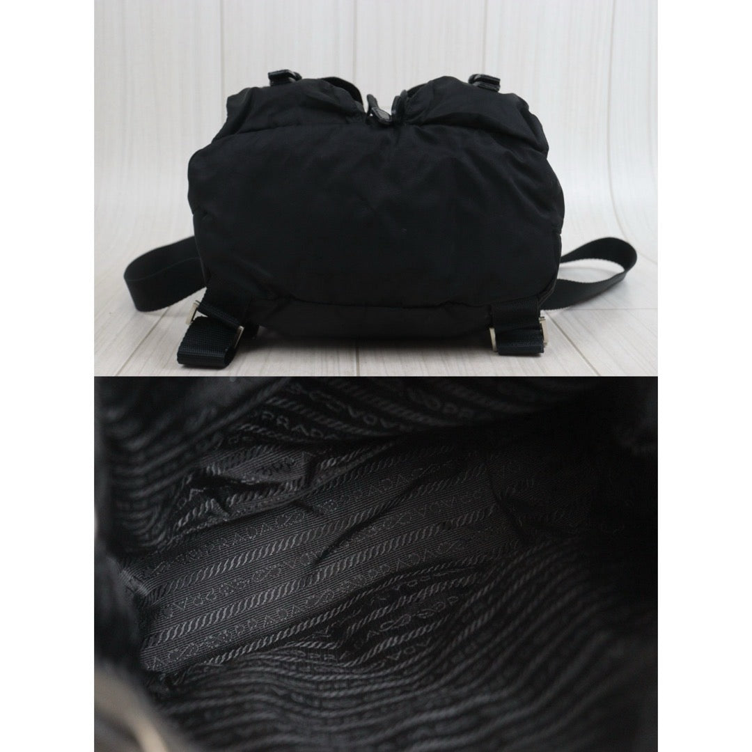 Include Entrupy Certificate of Authenticity｜Good ( Rank AB) ｜Prada  Nylon Black Backpack Small｜26071504