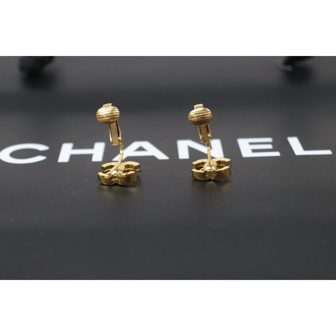 Very Good ( Rank A) ｜CHANEL COCO Earrings 18k Gold Plated ｜24110740