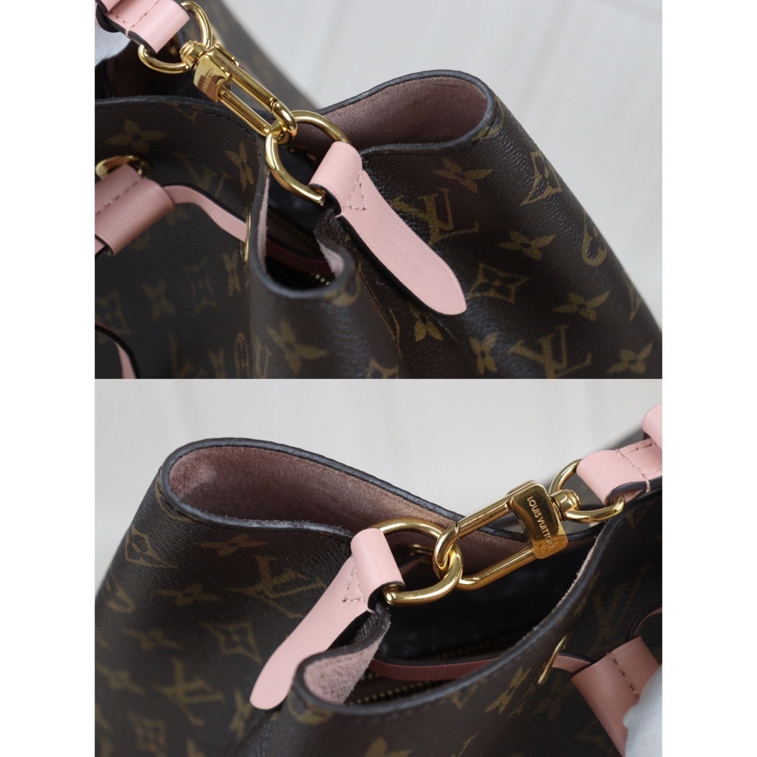 Rank A ｜LV Monogram Neonoe Rose Poodle Shoulder Bag｜23080306