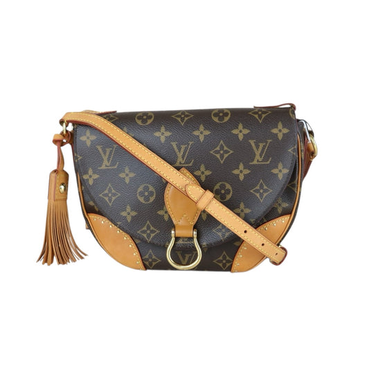 Good ( Rank AB)｜ LV Monogram Saint Cloud Rivet Tassel Shoulder Bag ｜X25081813