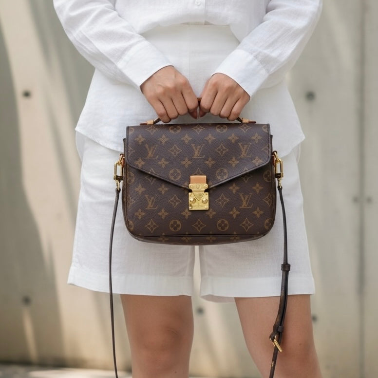 Include Entrupy Certificate of Authenticity｜Very Good ( Rank A)｜Louis Vuitton Monogram Pichette Metis ShoulderBag｜X26051710