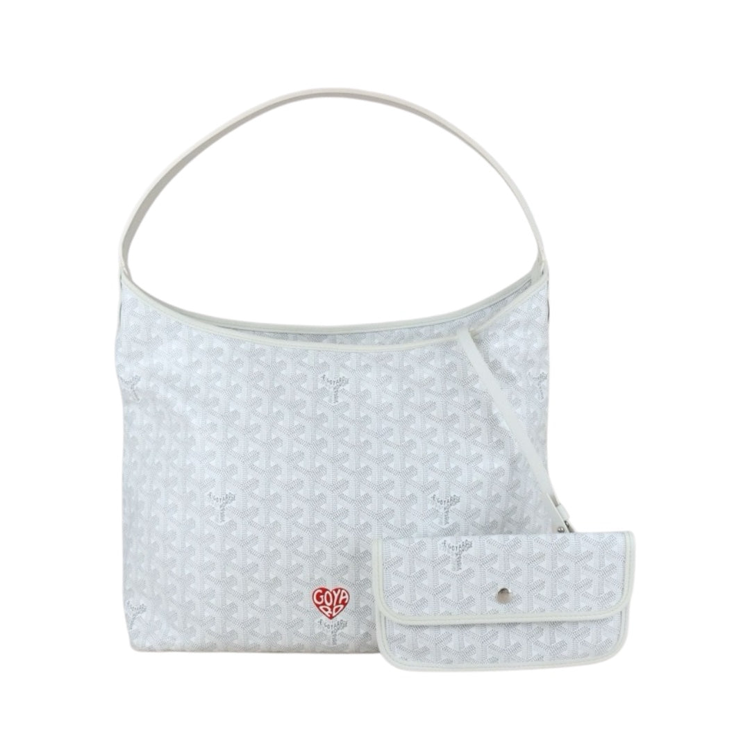 Very Good ( Rank A) ｜ Goyard Boheme Hobo Shoulder Bag White｜B25032902