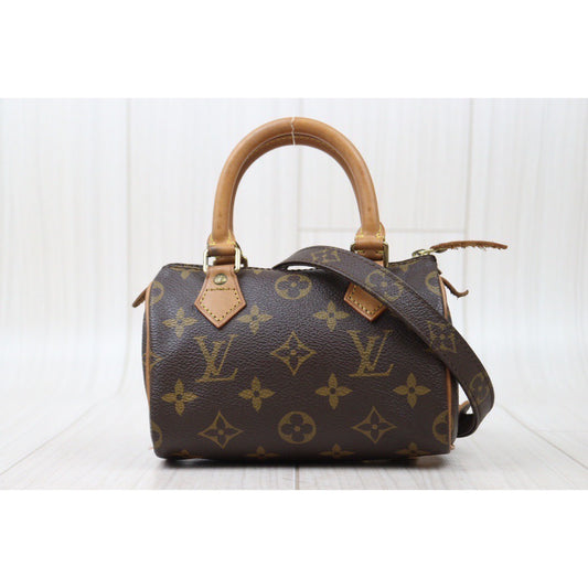 Rank AB ｜ LV Monogram Mini Speedy Handbag Wirh Shoulderstrap｜24061320